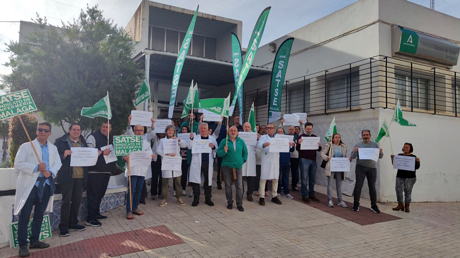 Concentración en el CS de Torremolinos